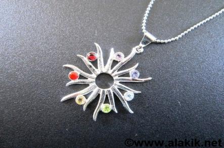 Chakra Metal Pendant